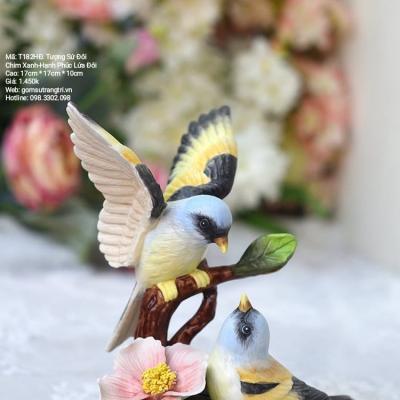 TƯỢNG SỨ ĐÔI CHIM XANH – HẠNH PHÚC LỨA ĐÔI